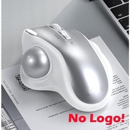 Bluetooth Trackball Mouse 3-Device Connection Ergonomic Wireless Mouse